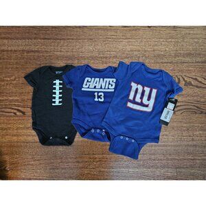 New York Giants baby onesies 3m